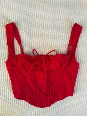 White Fox Boutique Red Corset